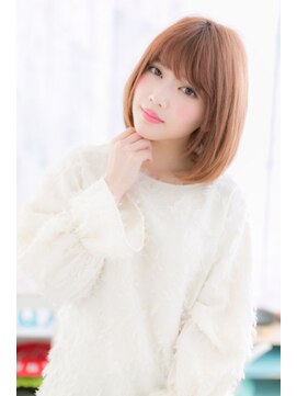 ミック ヘアアンドメイク アップ 駒込店(miq Hair&Make up) 甘めカラー♪ピュアツヤ♪ボブ