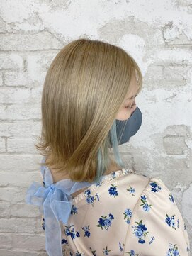 プライズ アイリス 池袋東口店(prize Iris) ハイトーンミルクティーベージュ/カラーエクステ