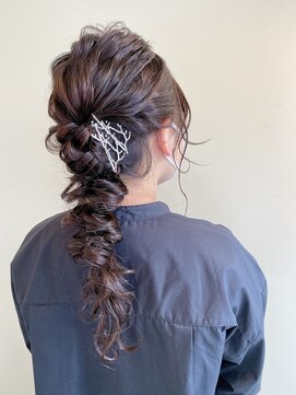 ピエドプール(PiED DE POULE) ＊人気アレンジ！編みおろしヘア＊