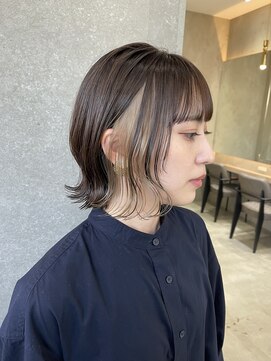 ロンド 表参道店(Lond) 【Lond表参道倉崎涼】インナーカラーが可愛い！ボブヘア
