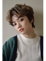 ピズム(PISM)&nbsp;デジタルパーマ/ショコラベージュ/カールヘア/無造作ヘア