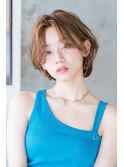 【ARTE表参道/青山】大人可愛い小顔ショートボブ×グレージュ