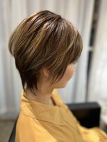 ツムグ 代官山店(TUMUGU)&nbsp;30代40代50代大人可愛いボブウルフナチュラルウルフ白髪ぼかし