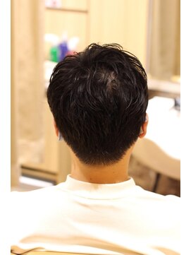 ヘアーモードキクチ 日本橋三越前店 ビジネスツーブロ+パーマ