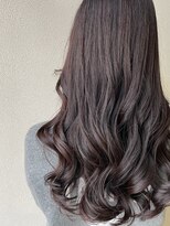 オウルヘアー(Owl hair) ピンクベージュ/さくら色/ロング/リバース巻き