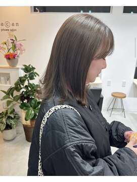 ラカン(racan) 寒色brown