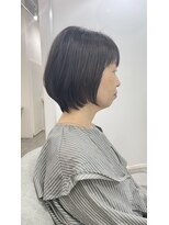 大人可愛い30代40代50ショートボブショート丸みショート