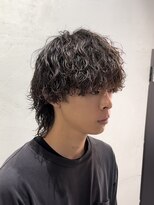 ガオプロデュースバイレボ(gao produced by revo)&nbsp;【曽我尾真生】波巻きパーマ/メンズパーマ/マッシュウルフ