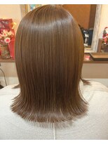 リアン(Lien)&nbsp;切りっぱなし×ミルクティベージュ