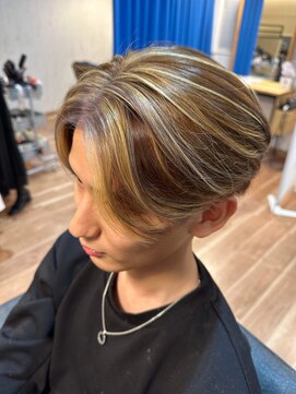 サード(ThairD) メンズスタイル/ハイトーンカラー/マットブラウン