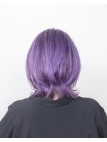 ルプラ ガーデン(le-pla garden)&nbsp;パープル#ダブルカラー#ウルフレイヤー#ケアブリーチ#豊橋#豊川