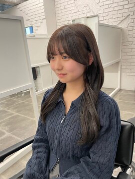 リアン バイ キートス(Lien by kiitos) 小顔/ヨシンモリ/ワンホンヘア/顔まわりレイヤー/ことりバング