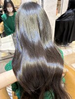 ロンドローズ 名古屋(Lond damaskRose)&nbsp;顔周り ボブ 韓国 レイヤー ダブルカラー 名駅 リタッチ540