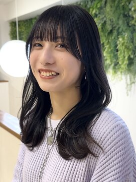 ビューブルー 亀戸錦糸町(VIEW BLUE) ◎ 美髪カールシアーカラーエアリーロングセミディ