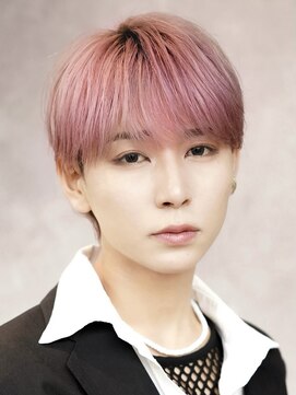 オーシャントーキョー 渋谷(OCEAN TOKYO) ピンクカラーシースルーナチュラルマッシュ