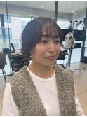 ボブパーマ/ミニボブ/ゆるふわ/20代