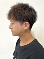 リサ グランシェ(RISA granche)&nbsp;メンズカット 縦に落ちるツイストスパイラルパーマ