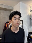 スパイキーショートピンパーマ