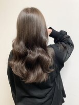 ガルボ ヘアー(garbo hair)&nbsp;オトナ女子 10代 20代 30代 ダークグレージュ 艶カラー 艶髪