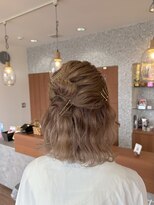 ノット 成田公津の杜(Knot)&nbsp;ハーフアップ ヘアセット stylistすずか