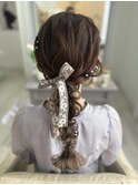 ヘアセット（編みおろし）