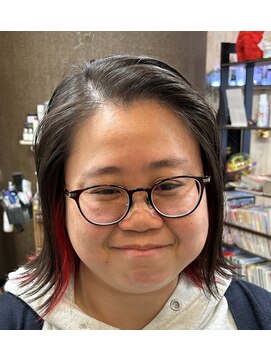 ヘアー スタジオ イワタ(hair studio iwata) 可愛い外巻きインナーカラー！