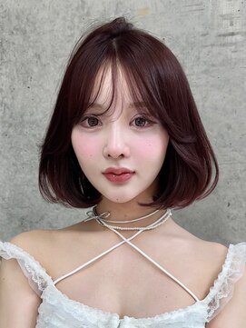 ロンドブルーム 天神大名店(Lond Bloom) 10代20代30代韓国ボブ髪質改善切りっぱなしボブ似合わせカット