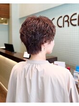 オックスクリエーション OX CREATION 桃山 大人上品ショート/パーマ/20代30代40代