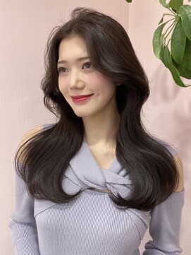 ボタン シブヤ(VOTAN SHIBUYA) オリーブ/グレージュ/韓国ヘア/渋谷/レイヤー/顔まわり