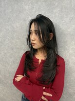 キング 梅田店(K!ng)&nbsp;縮毛矯正髪質改善ハイライトレイヤーカット梅田美容室エクステ