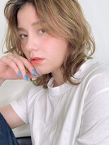 カバーヘア ブリス 戸田公園西口店(COVER HAIR bliss)&nbsp;レイヤーパーマ×抜け感ウルフ/ダブルカラー/透明感p戸田公園