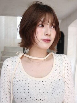 サイン 韓国ボブ 渋谷(SIGN) 韓国ボブレイヤーボブ渋谷タッセルボブお洒落なレイヤーカット