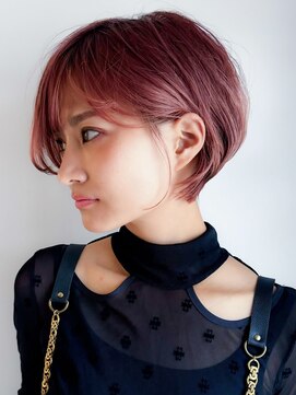 ミモザワークス(Mimosa Works) 大人ショートボブ丸みショートカットマッシュショート 前髪あり