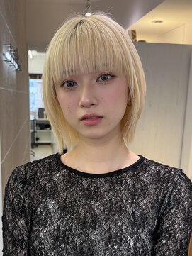 サンド ミュウ 横浜店(sand mieu) ボブ/レイヤーカット/ハッシュカット/髪質改善/ハイトーン/横浜