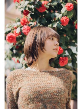 ヘアデザイン プティパ(Hair Design petit-pas) 顔まわりレイヤーで春っぽ小顔ヘア♪