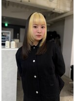 ソワンドゥブレスシエン 堀江店(soin de brace CIEN) flont design blonde × brown