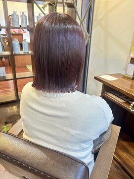 美容室 ルチア ハワイ(Luccica HAWAII) ボブ×ラベンダーピンク
