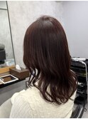 ブリーチ無し　艶感UP♪ピンクブラウン
