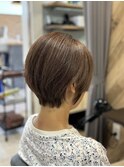 【ボリュームが出づらいそんな悩みに◎】ショートボブ