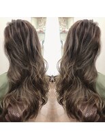 リズ オブ ヘアー(Lis of hair) バレイヤージュ☆カーキベージュ【大橋】@lis_oohashi