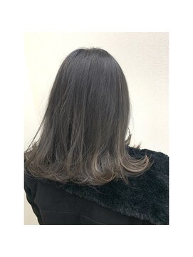 アンク クロス 関内店 【アンククロス関内】ダークグレージュ外ハネ