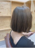 【オリーブベージュ】 内巻きボブ  20代30代