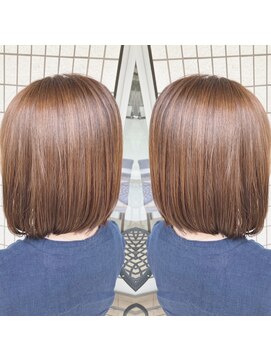 スタジオ アルファプラス 日暮里店(studio α+) 前下りボブ【スタジオアルファプラス日暮里】