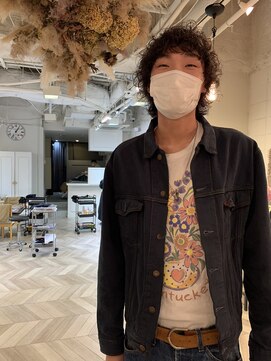 エル(EL by green) 【MITSU】マッシュウルフ×スパイラルパーマ