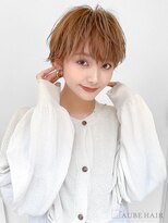 オーブ ヘアー スノウ 円山公園店(AUBE HAIR snow) 20代・30代_丸みショートボブ