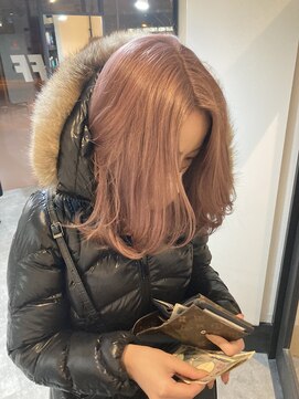 ラフ 難波店(LAFF) #黒髪#ボブルフ#ネビージュ#小顔#ワンレン