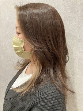 シロトータルデザイン(shiro total design) フェイスフレーミング×ナチュラルブラウン