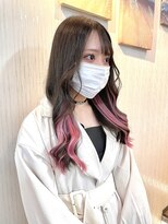 ヘアーグランデシーク(Hair Grande Seeek) シールエクステでインナーカラー^ ^