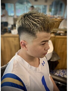 ヒロギンザ 名古屋本店(HIRO GINZA) フェードショートスタイル