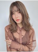 韓国くびれヘア/毛先ワンカール
